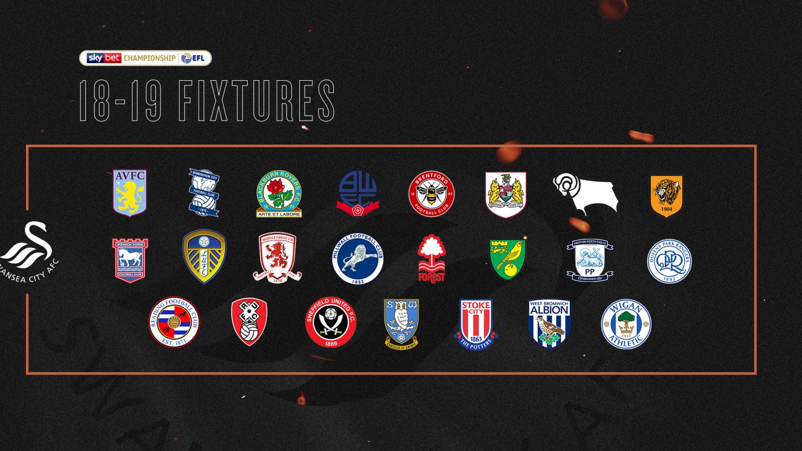 Swans fixtures released Swansea